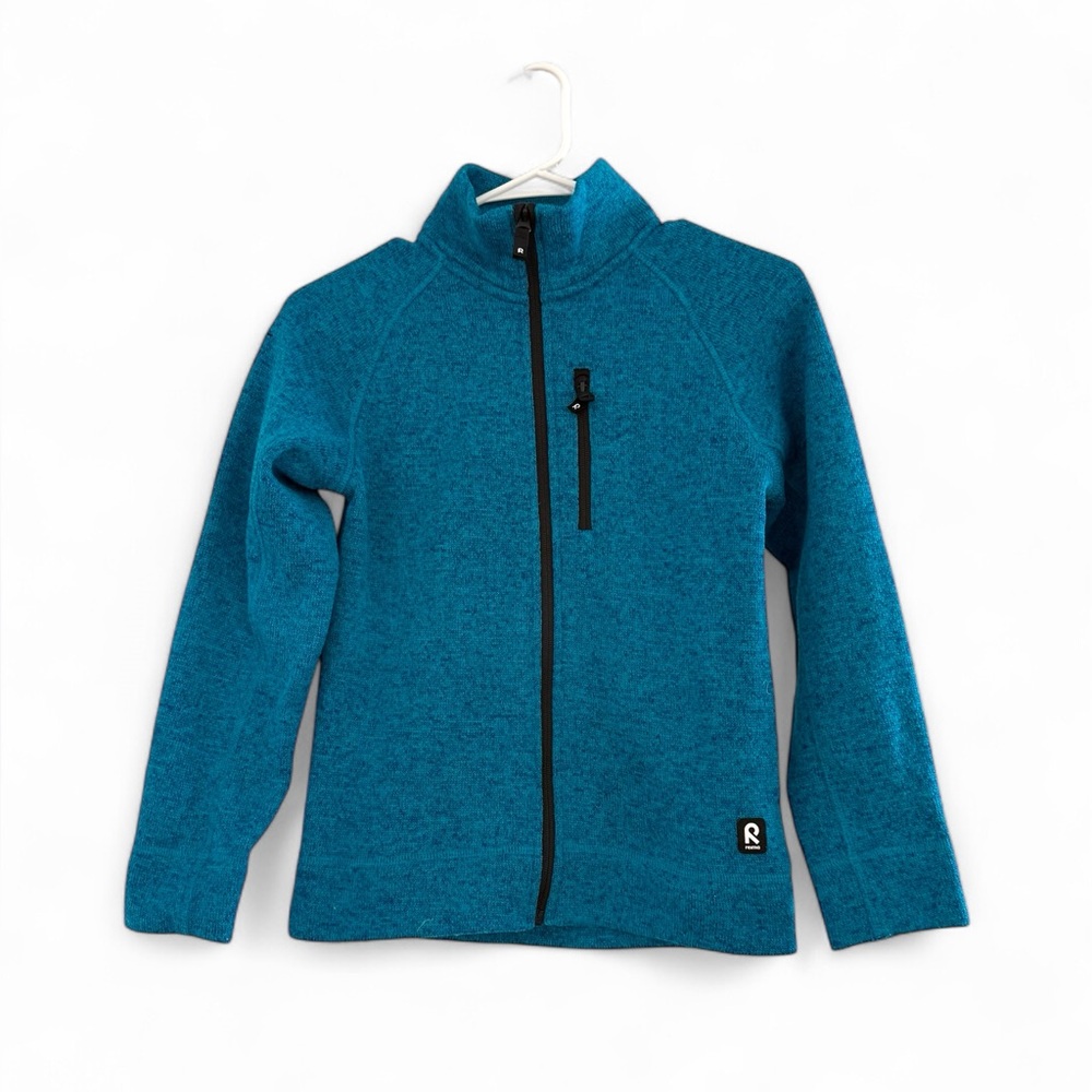 Kids Teal Blue Full-Zip Jacket by Reima